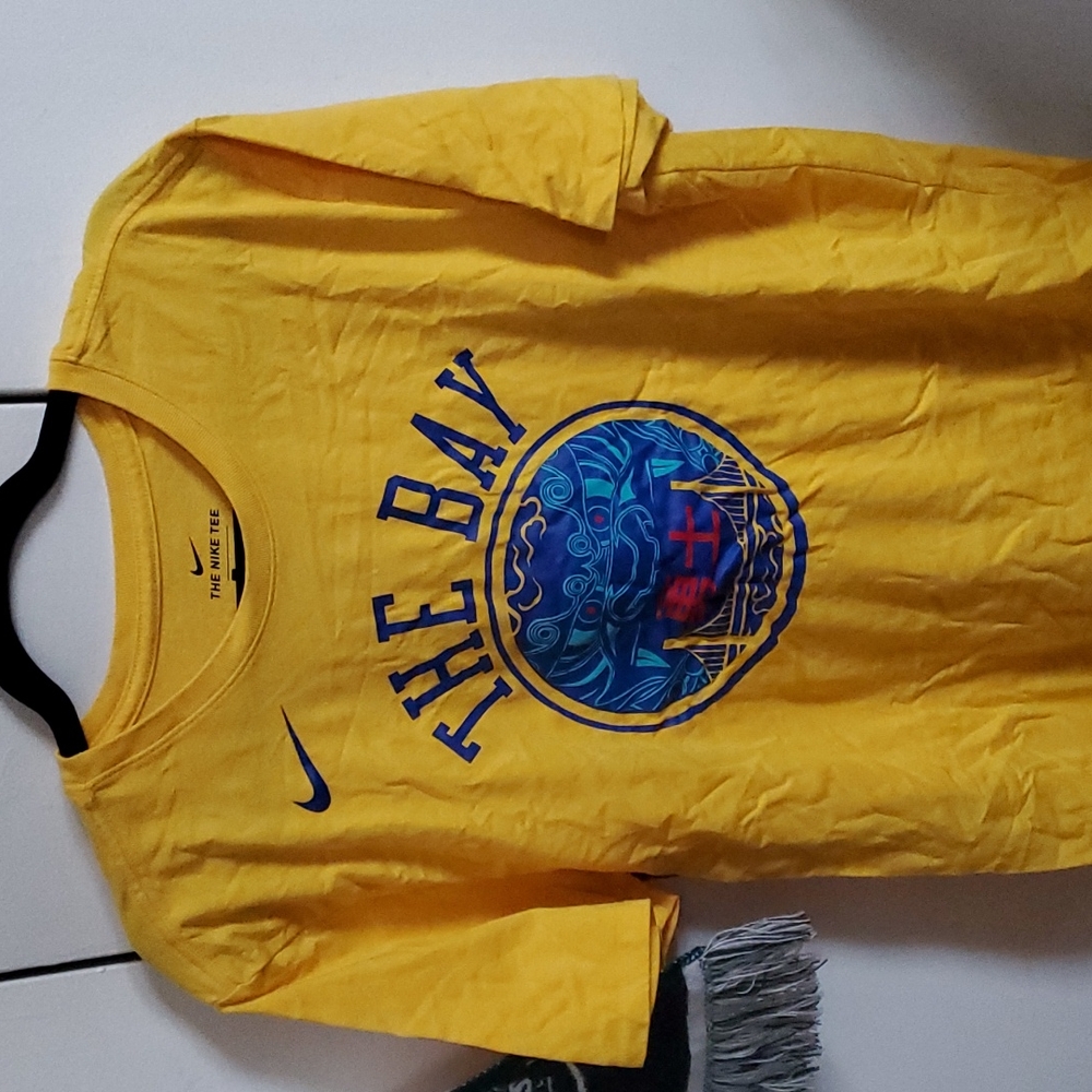 Nike Dri-Fit NBA Golden State Warriors The Bay Shirt Size XL
